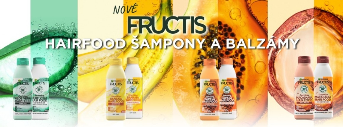 Balzámy a šampóny Garnier Fructis Hair Food